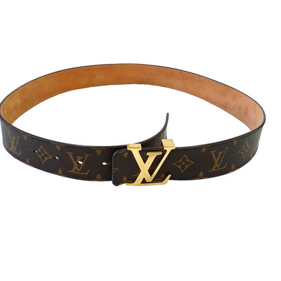 Louis Vuitton Belt M9608 Brown Monogram Men's Used | eBay