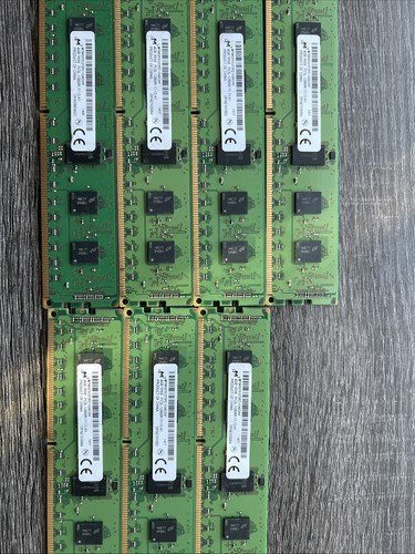 7 Qty Of Micron 4gb 1rx8 pc3l - 12800r mt9ksf51272pz-1g6e2hf