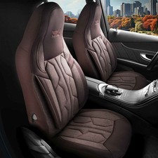 Car Seat Covers Compatible With Fleurette Camper Caravan In Brown 1098P024