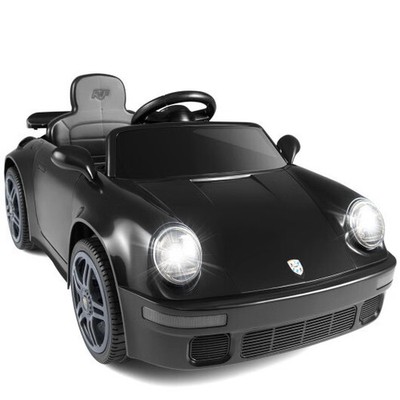 12V Electric Ride On Car Licensed RUF CTR with Remote Control and Music-Black -