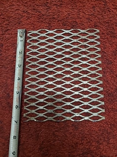 Small Pattern Expanded And Flattened Steel Grate 7"×5-1/2"
