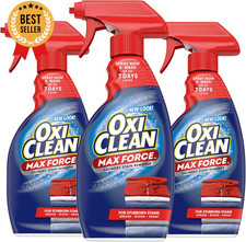 OxiClean MaxForce Stain Remover Spray, 12Oz, 3-Pack, Laundry Stain Cleaner