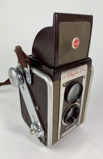 Vintage Kodak Duaflex IV Camera w/Kodet Lens  Strap - Untested, Working Shutter
