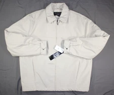 New London Fog Jacket Men's L Towne Collection Softshell Insulated Beige