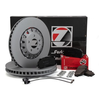 Zimmermann FORMULA Z Bremsscheiben Ø 375mm Beläge Wako für AUDI A6 A7 A8 vorne