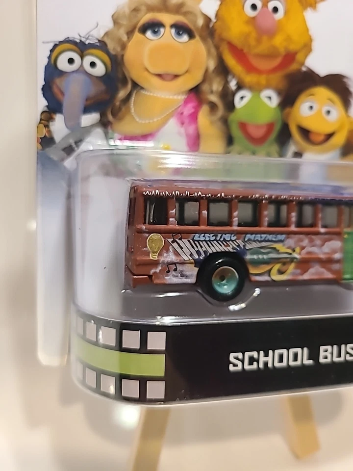 Новый/запечатанный Hot Wheels ретро развлечения MUPPETS школьный автобус - Изображение 4 из 4