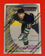 NHL NELSON EMERSON Hartford 1995-96 Topps Finest Performers Silver Foil CARD 102