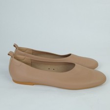 Everlane The Italian Leather Day Glove Flats in Tan-Brown Size 9.5 EXCELL COND 