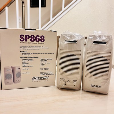 NEW Benwin Multimedia Speaker System SP868 20 WATTS POWER 3D SURROUND SOUND USB