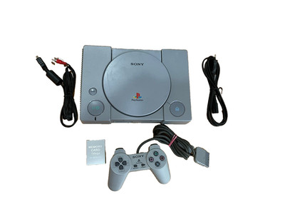 Sony PlayStation 1 PS1 PSX Spielkonsole mit original Controller & Memory Card