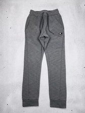 Nike Mens Grey Slim Polyester Fleece Tech Tracksuit Pants Size S