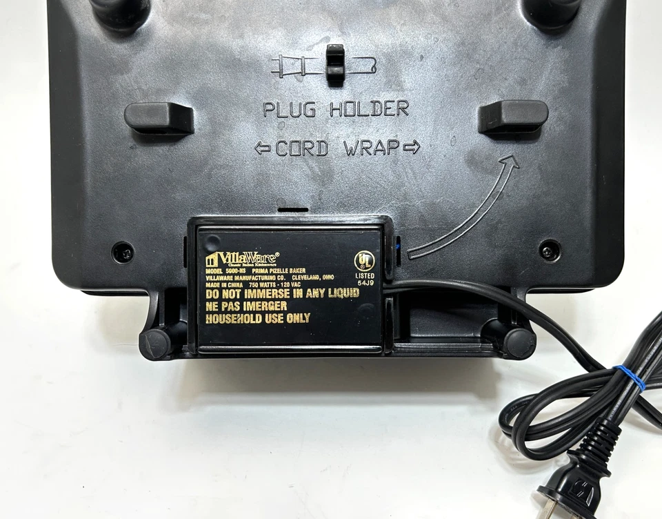 VillaWare Prima Pizzelle Baker Gofrera Italiana Galletas 5000-NS Antiadherente Foto 4 de 4