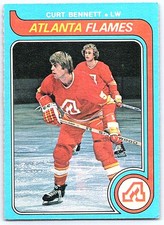 1979-80 O-Pee-Chee *C* Curt Bennett Atlanta Flames #344