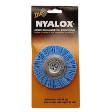 Dico 3" Fine Nyalox Wire Wheel Brush 7200018 Grade Aluminum Oxide New