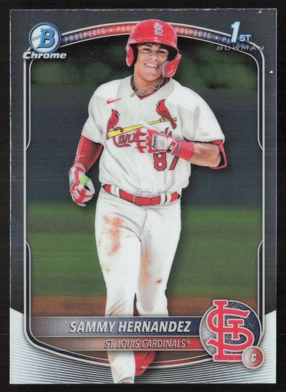 2025 Bowman Chrome Prospects Sammy Hernandez #BCP-66 GS1