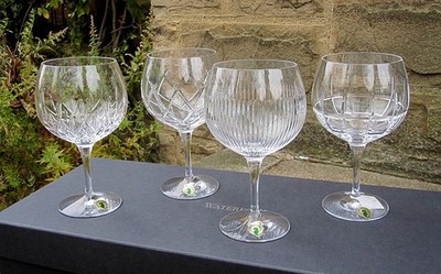 Waterford Gin Journeys crystal balloon wine glasses Aras Cluin Olann Lismore