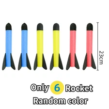 Toy Rocket Launcher for Kids Jump Toys Eva Foam Rocket Parent Child Interaction 