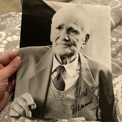 DESMOND LLEWELYN AUTOGRAPH JAMES BOND 10x8 SIGNED AUTHENTIC VERY RARE PHOTO COA