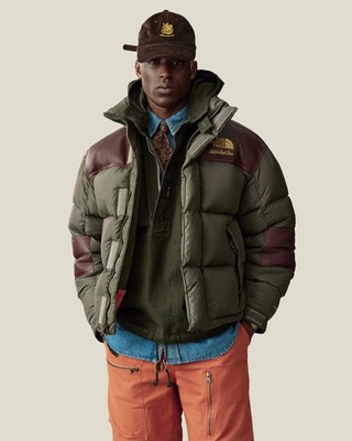 Aime Leon Dore X North Face / The North Face Baltoro Jacket Taupe Green Large