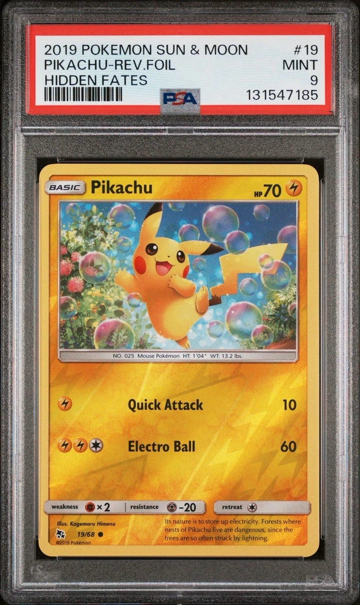 ピカチュウ 2019 サン＆ムーン PSA 9 2019 POKEMON SUN & MOON DETECTIVE PIKACHU #10 DETECTIVE PIKACHU