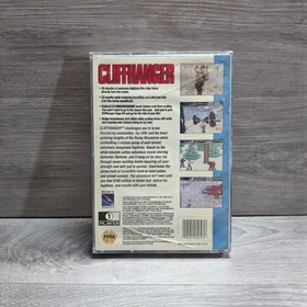Cliffhanger - Sega CD - CIB Complete w/ Manual, Foam, Very Good - Tested Working