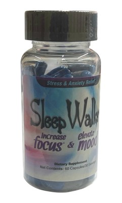 Sleepwalker 60ct Caps Focus Increase Mood Enhancer SEALED FREE SHIP