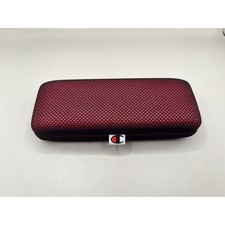 Champion Red Black Mesh Hard Shell Eyeglasses Sunglasses Case Sporty 1919 Logo