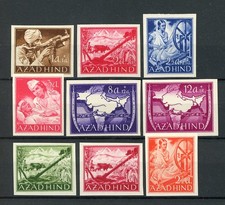 Okupacja II wojna światowa Nat. Indie: Mi.Nr.I / XB (bez VII) czysty. Mi: 48,-