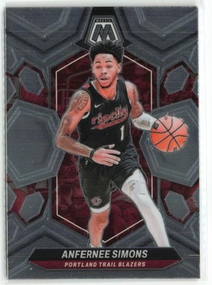 Anfernee Simons 2023-24 Panini Mosaic Portland Trail Blazers #65