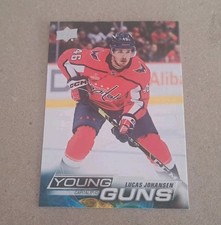 2022-23 UPPER DECK SERIES 2 LUCAS JOHANSEN YOUNG GUNS ROOKIE CARD RC CAPITALS 