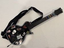 Xbox 360 Wireless Gibson Les Paul Guitar Hero Controller Red Octane with Strap