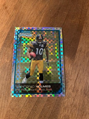 2006 BOWMAN CHROME X-FRACTOR SANTONIO HOLMES ROOKIE 240/250 STEELERS OHIO STATE