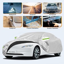 All-Weather SUV Car Cover Waterproof UV Snow Guard Universal Fit 190" Max