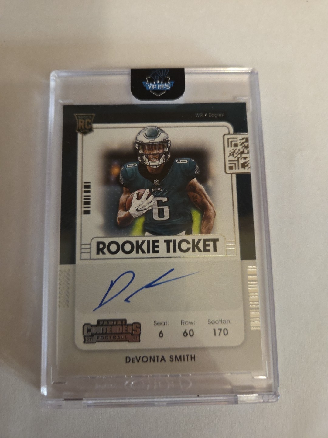 2021 Panini Contenders - Rookie Ticket RPS Variation Devonta Smith #107 (AU, RC)