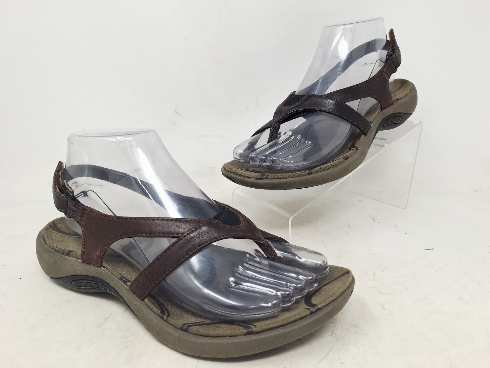 Sandali donna Merrell Buzz in pelle marrone taglia 6