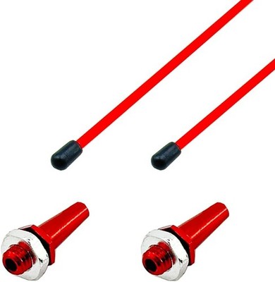 2PCS RC Boat Aluminium M6 Antenna Mount Base with Tube Sleeve for Red 