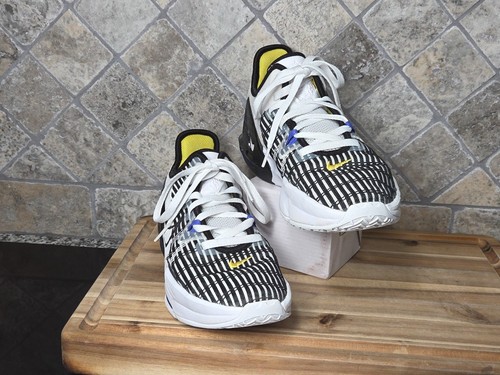 Nike LeBron Witness VI Blanco/Negro-Persa Violeta CZ4052 100 EE. UU. Para hombres Talla 8 M - Imagen 4 de 13