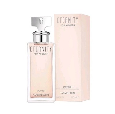 Eternity Eau Fresh by Calvin Klein, 3.3 oz EDP Spray for Women