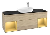 Villeroy & Boch Finion Waschbeckenunterschrank FüR Becken Mittig Regal Links...