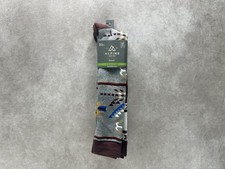 Northeast Outfitters Neo Snowsport Aztec Mountain Burgundy Large Ski Socks I2