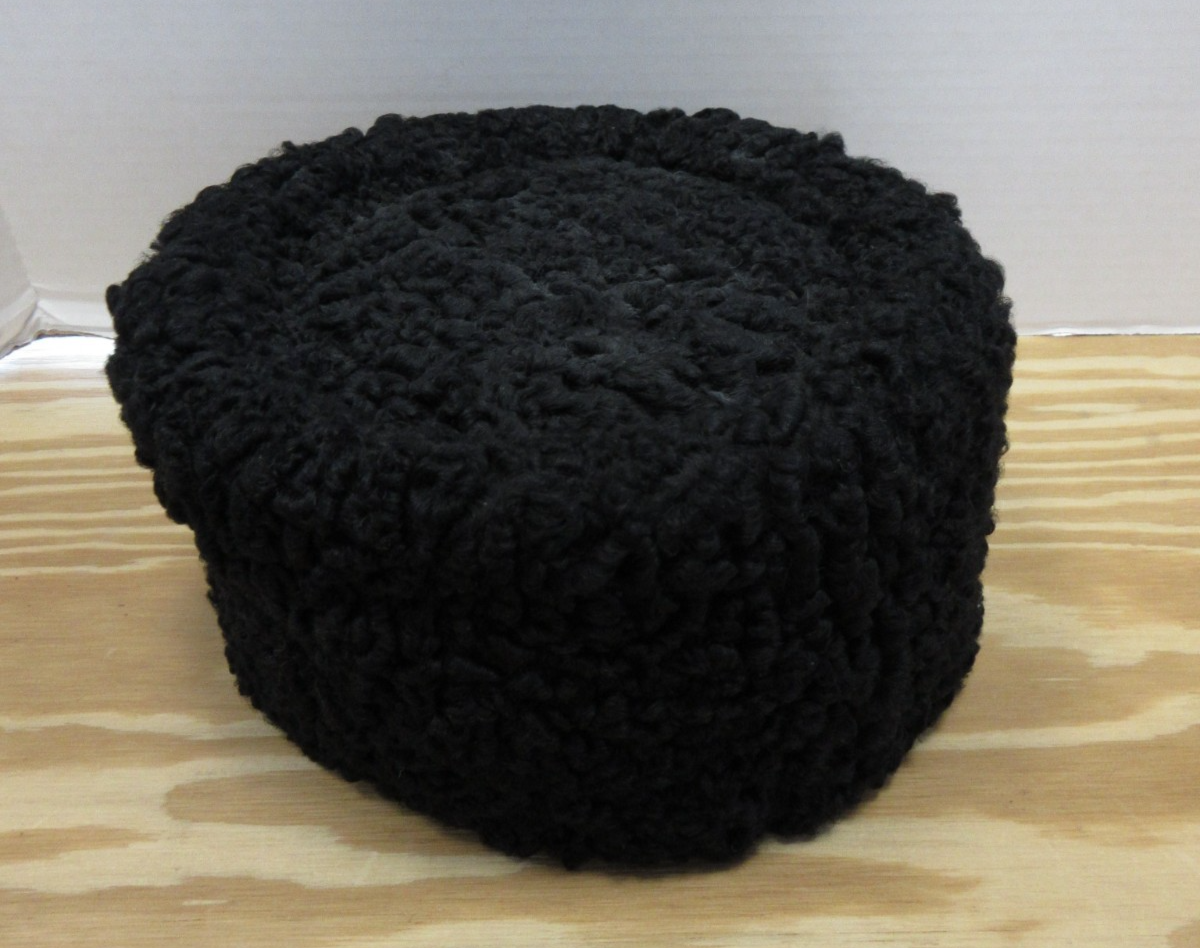ブッチャープロダクツ WOOLEN CAP ブラック アットラスト VGT Karakul Hat Cap Men Black Russian Astrakhan Genuine Persian