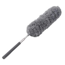 Extendable Feather Duster Telescopic Dust Brush Long Reach Handle UK