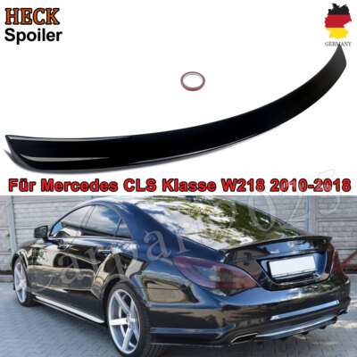 Glanz Schwarz Spoiler Heckspoiler für Mercedes CLS W218 C218 CLS63 Kofferraum
