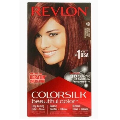 REVLON COLORSILK PERMANENTE HAARFARBE 49 AUBURN BROWN