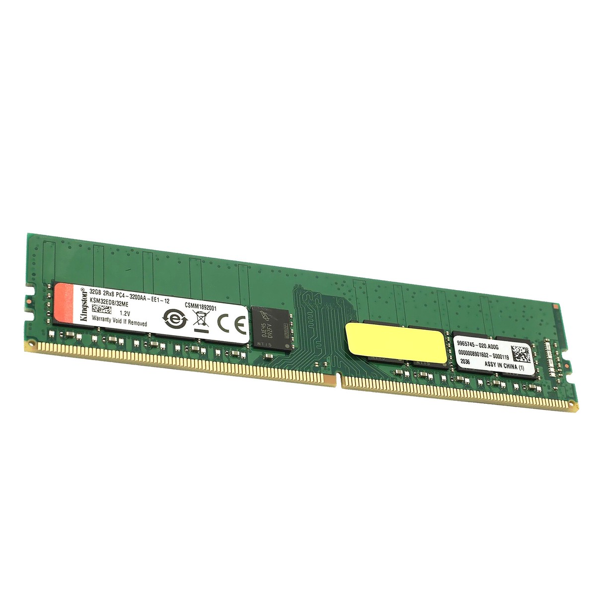 Kingston DDR4 3200メモリー 32G Kingston 32GB DDR4 SDRAM Memory Module - for Server - 32 GB
