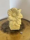 Vtg McCoy Pottery Sunflower Vase in Yellow 1953 Made in USA