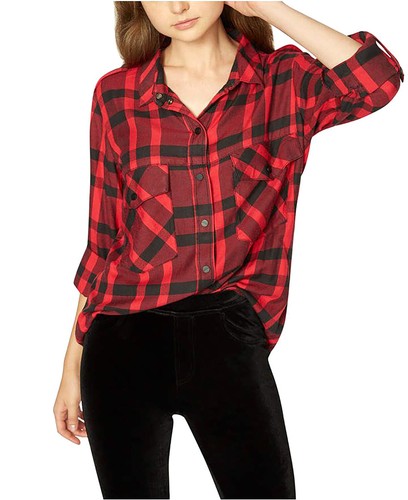 Sanctuary | Plaid Boyfriend Button-up 