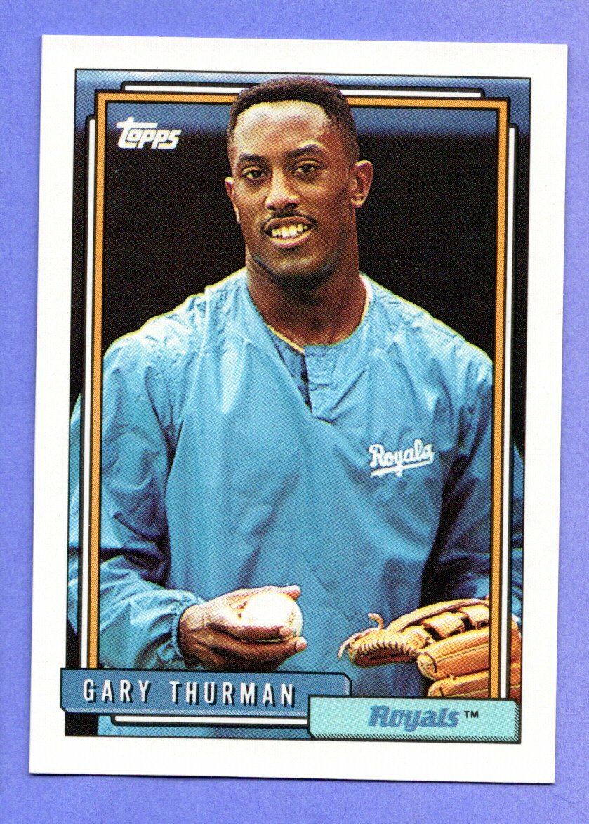 1992 Topps  #494  Gary Thurman Royals  