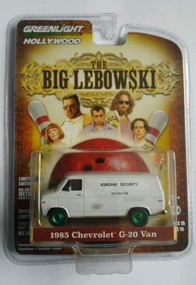 GREENLIGHT HOLLYWOOD # THE BIG LEBOWSKY # 1985 Chevrolet G-20 Van CHASE NEW! 