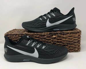 Nike Air Zoom Pegasus 36 Oakland Raiders Men's Size 11 Black White CI1942-001 | eBay